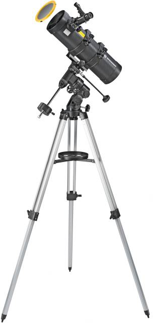Set telescopio riflettore Spica BRESSER Plus 130/1000 EQ con set di accessori 