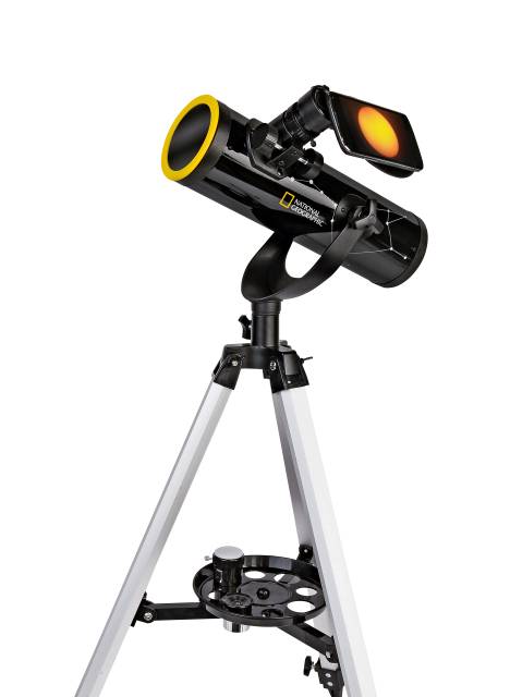 NATIONAL GEOGRAPHIC Telescope with Solar Filter (Refurbished) 