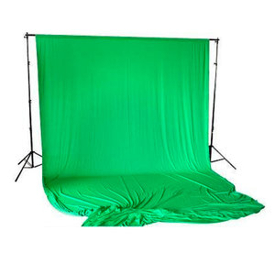 BRESSER BR-D26 Background System + Background Cloth 3 x 6m Chromakey Green 