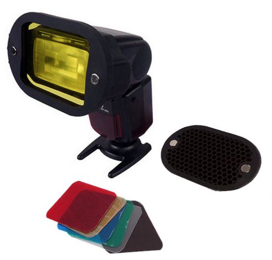 BRESSER SS-33 Honeycomb Grid and Filter for camera flash 