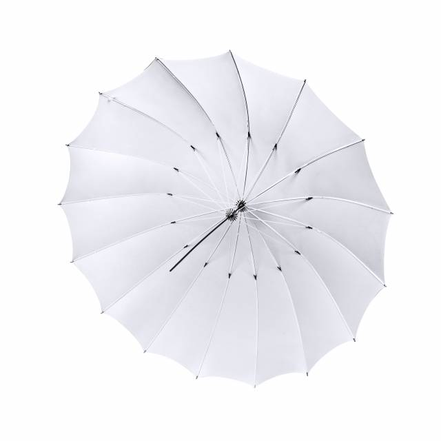 BRESSER SM-08 Jumbo Parapluie translucide blanc 162 cm 