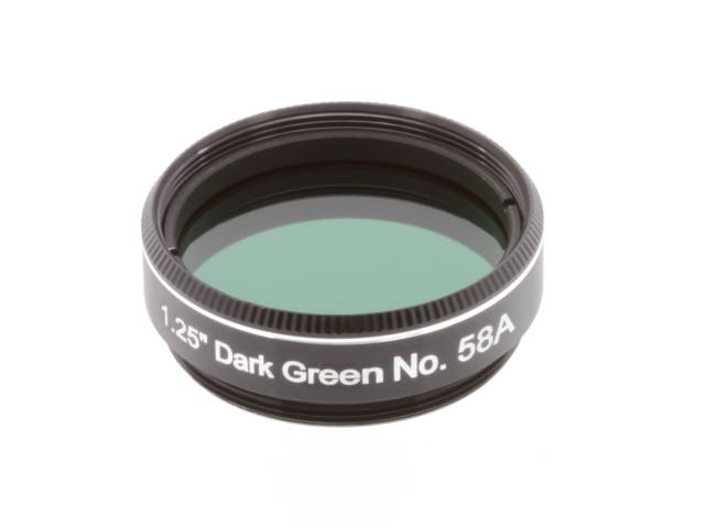 EXPLORE SCIENTIFIC Filter 1.25" Dark Green No.58A 