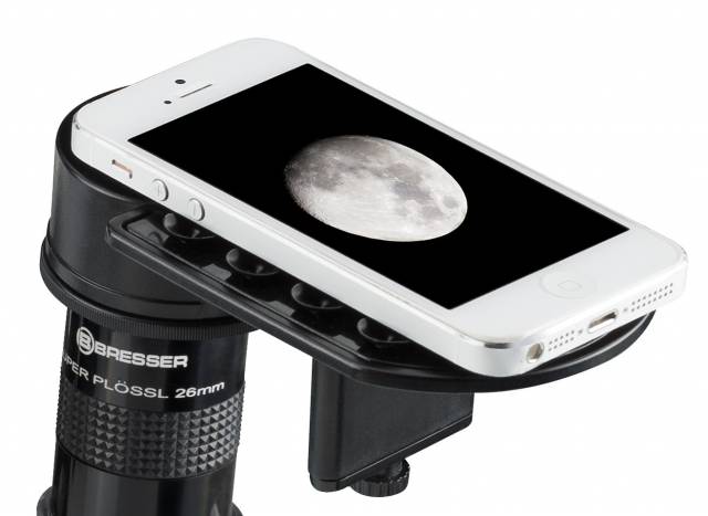 Adaptateur de Smartphone Deluxe BRESSER pour Télescope et Microscope 