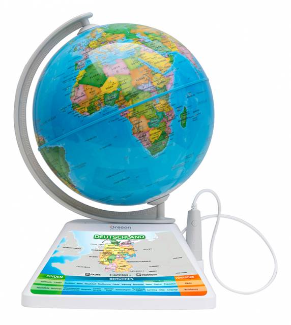 Oregon Scientific SmartGlobe™ Adventure 2.0 - interaktiver Globus mit Smart Pen und 3D erweiterter Realität (AR) 