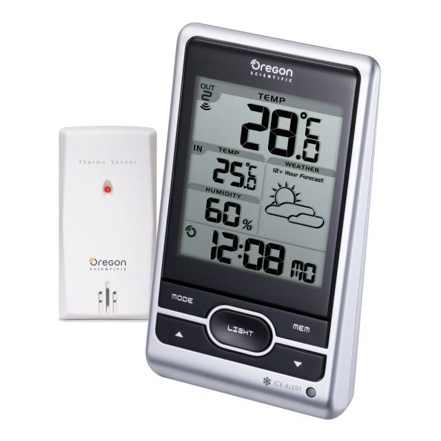 Oregon Scientific Wireless Weather Station with Frost Alarm - Silver 