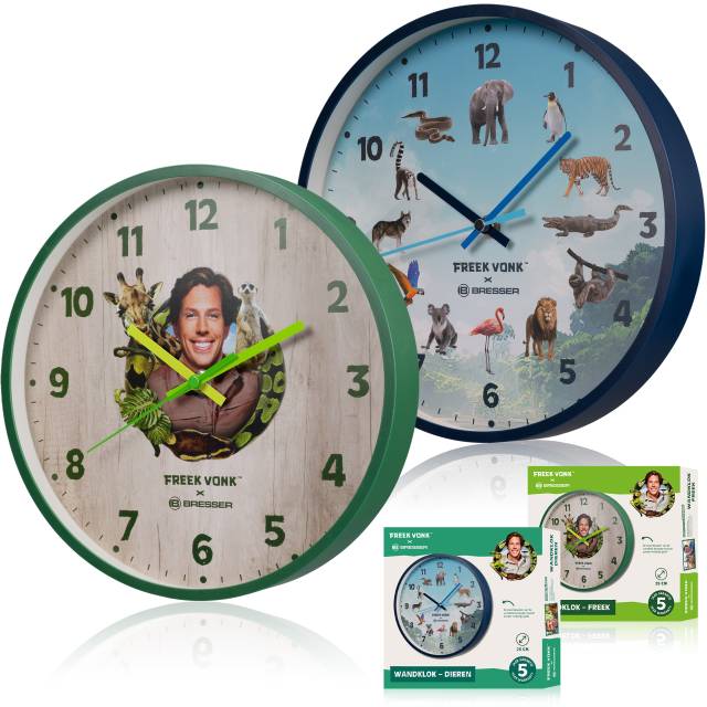 FREEK VONK x BRESSER Children's Wall Clock 