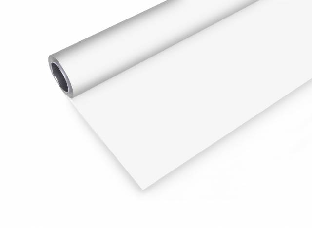 BRESSER Fond vinyle blanc sur rouleau 2,72x8m 