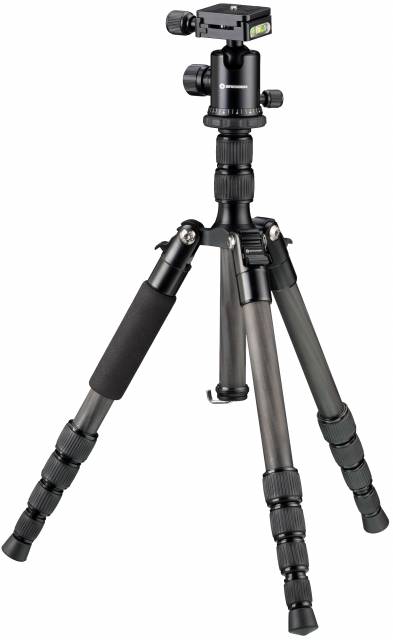 BRESSER BR-2205-N1 Carbon Photo Tripod up to 8 kg also usable as Ground Level Tripod 
