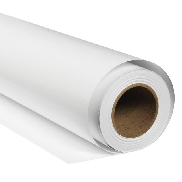 BRESSER SBP01 Papierhintergrundrolle 2,72 x 11m Arktisch Weiß (Refurbished) 