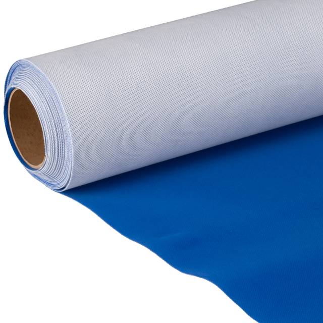 BRESSER Flocked Fabric rol 2.7x6m Chroma blauw (velours) 