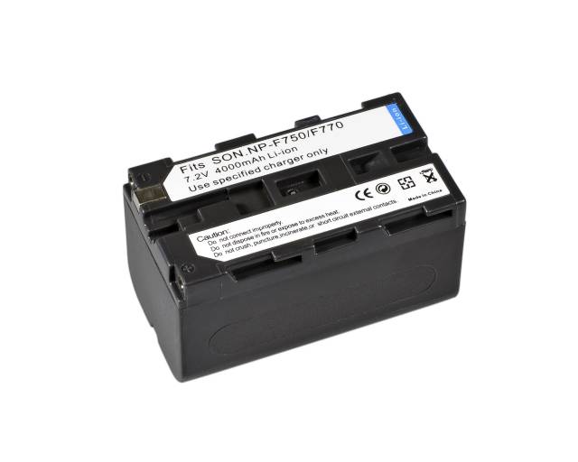 BRESSER Batteria ricaricabile agli ioni di litio / Batteria sostitutiva per Sony NP-F730/F750/F770 
