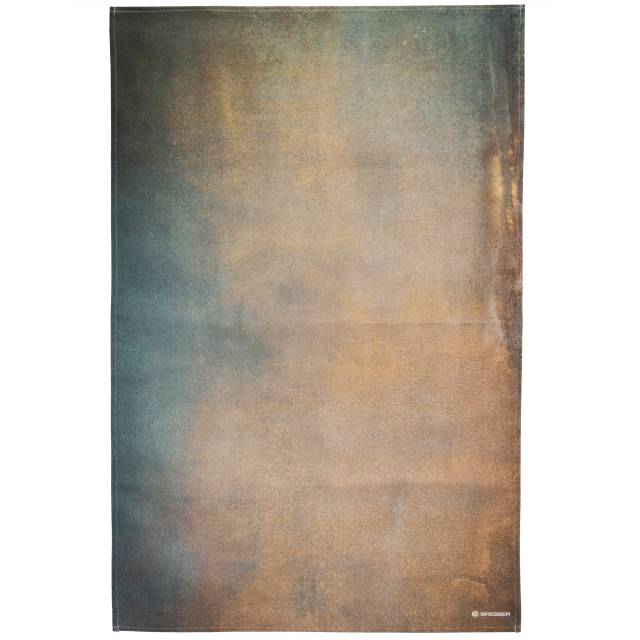 Fondale in Tessuto BRESSER con Motivo fotografico 80 x 120 cm - Abstract Brown Blue 