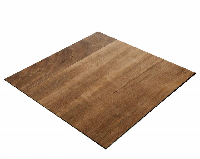 BRESSER Flat Lay Background for Tabletop Photography 40 x 40cm Teakwood 