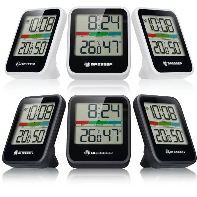 BRESSER Climate Monitor thermometer/hygrometer DCF three-piece set 