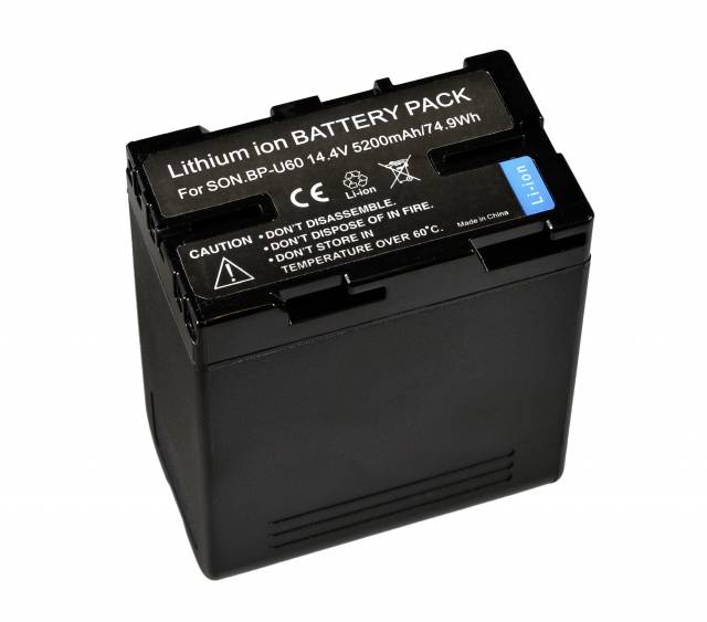 BRESSER Batería de repuesto de iones litio para Sony BP-U60 