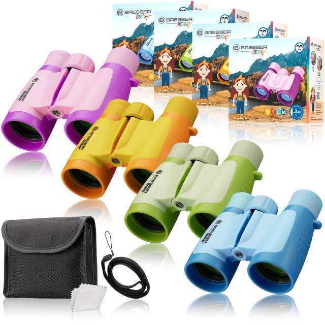 BRESSER JUNIOR 3x30 Children's Binoculars in different Colours 