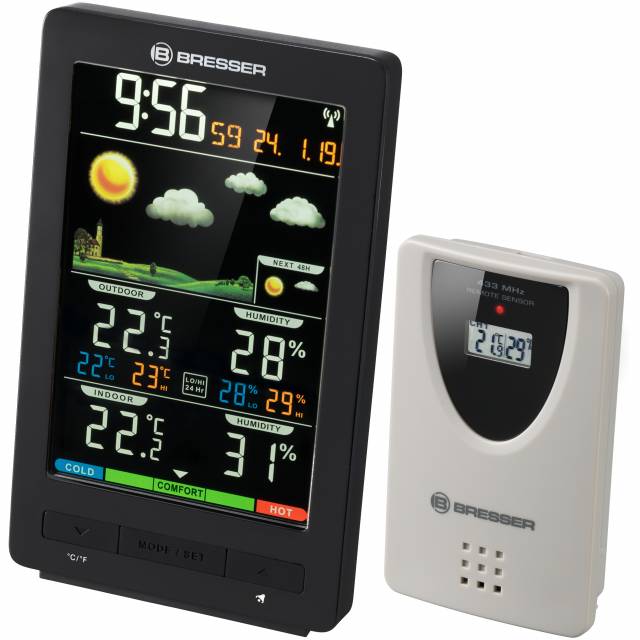 BRESSER ClimaTrend WS weather station with colour display 