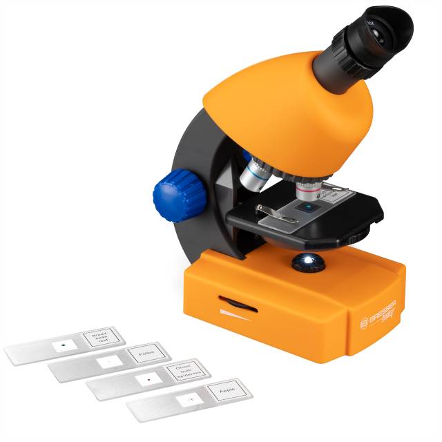 Bresser, BRESSER JUNIOR Microscope 40x-640x avec accessoire et valise  rigide