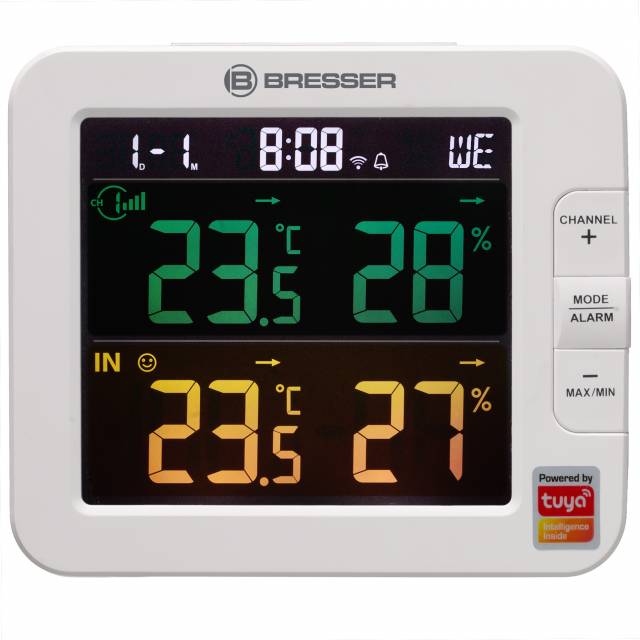 Bresser  Thermomètre / Hygromètre BRESSER Tuya Smart Home à 7