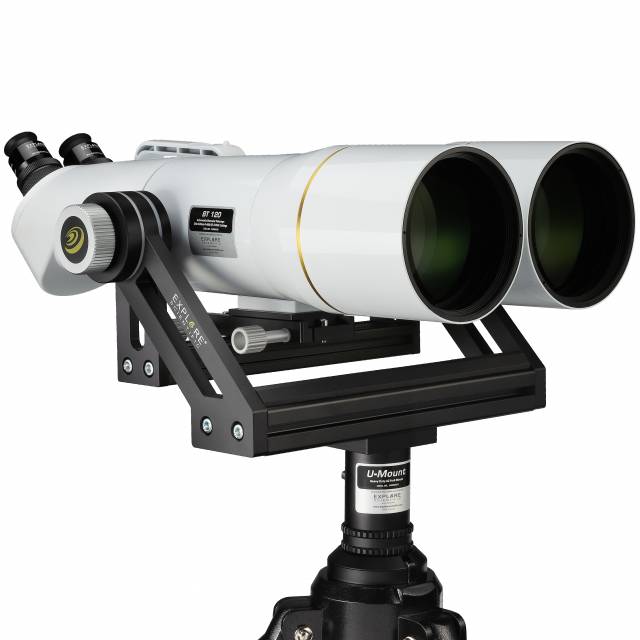 EXPLORE SCIENTIFIC BT-100 SF Télescope binoculaire avec oculaires 62 degrés  LER 20 mm