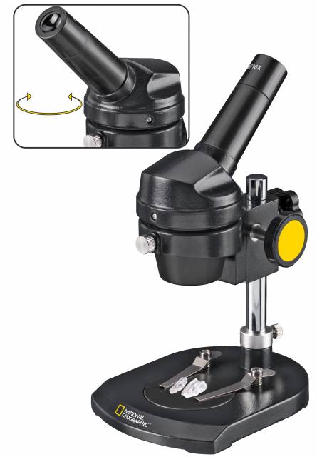 Set De Telescopio + Microscopio Para Niños National Geographic + Accesorios  - Negro/Amarillo
