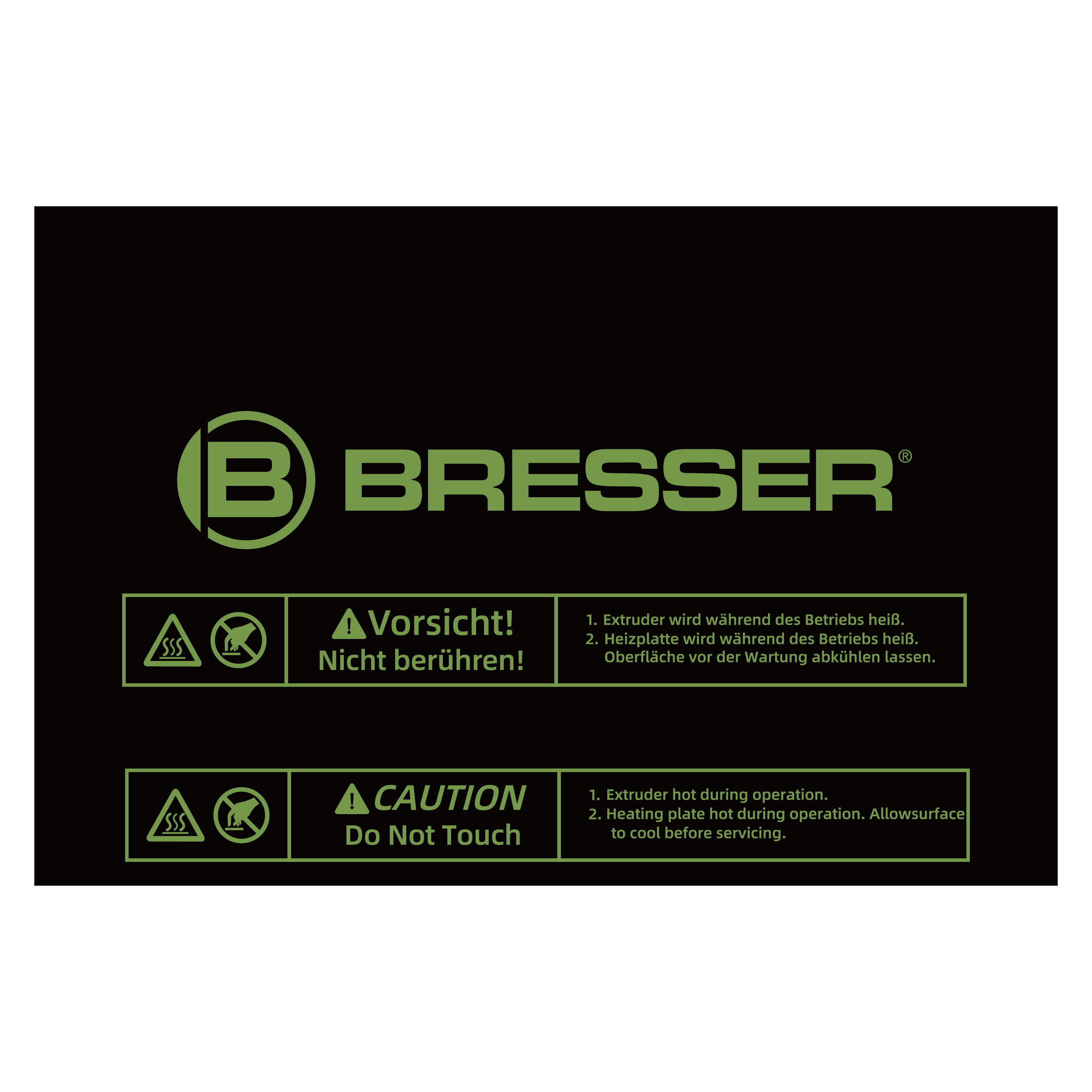 Bresser, BRESSER Lit d'impression auto-adhésif pour l'imprimante 3D T-REX  2 (Art. n°2010600)