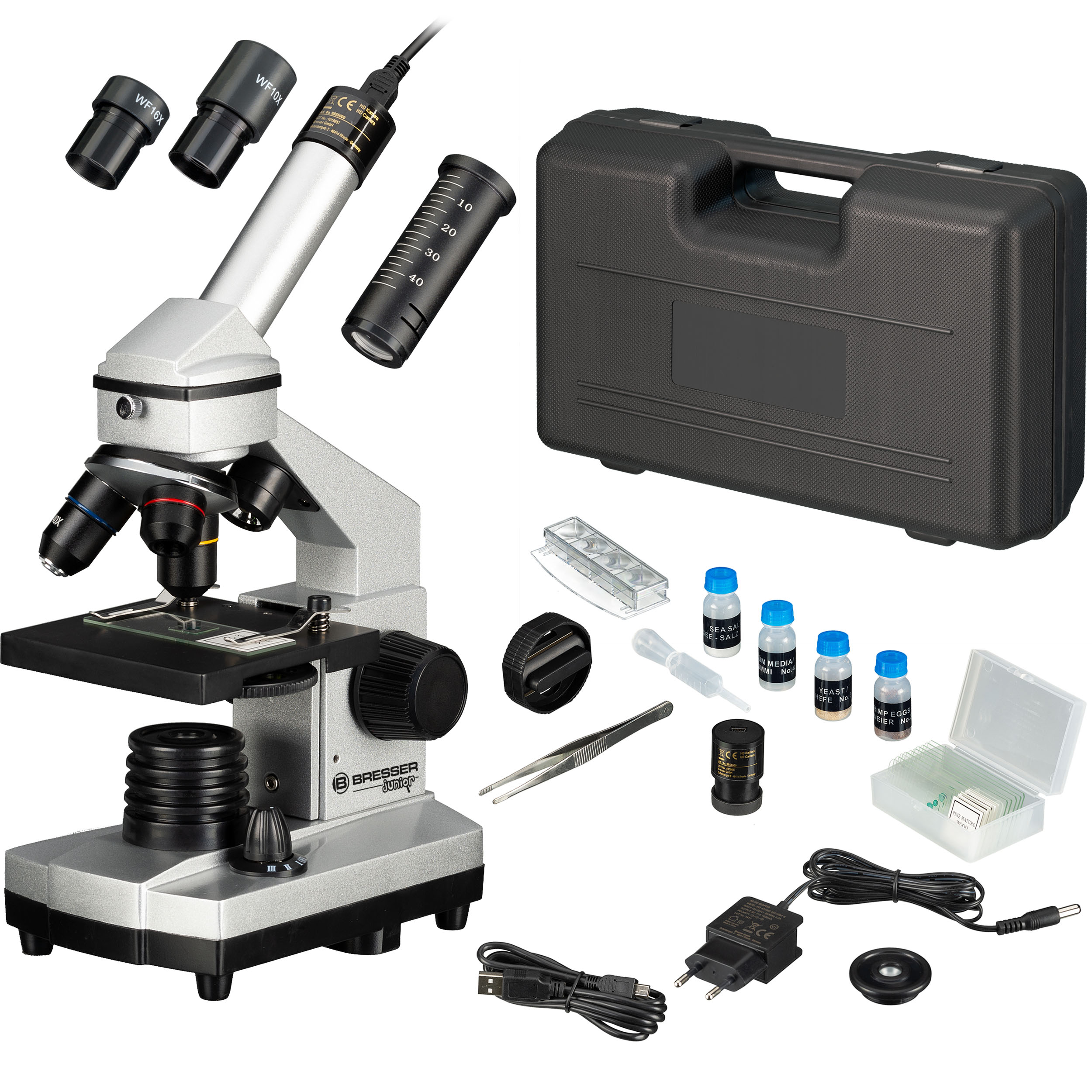 Bresser  Set Microscopio BRESSER JUNIOR 40x-1024x con Custodia