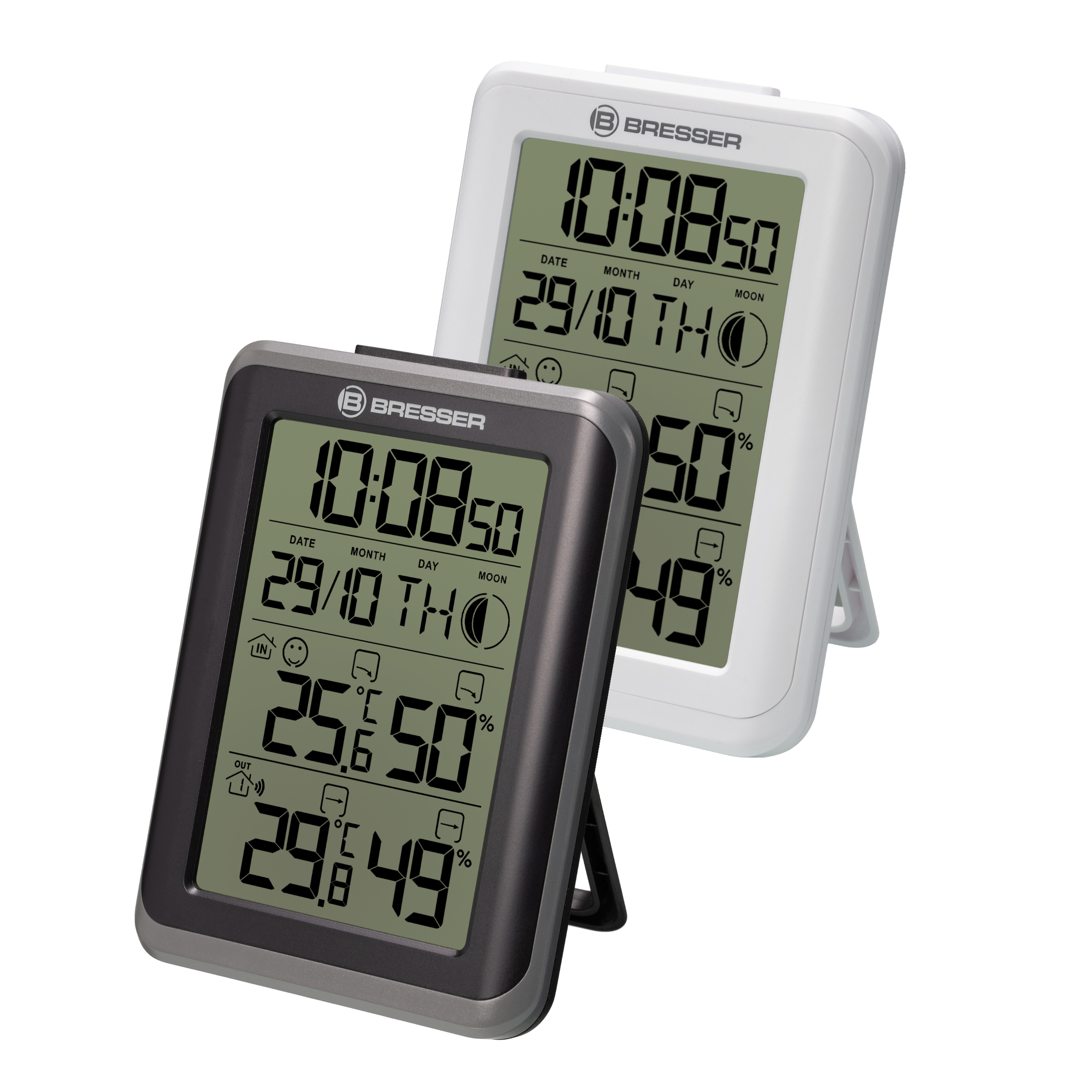 Cúal acerca de aleatorio Bresser | Termohigrómetro con reloj BRESSER MyClimate | Expand Your Horizon