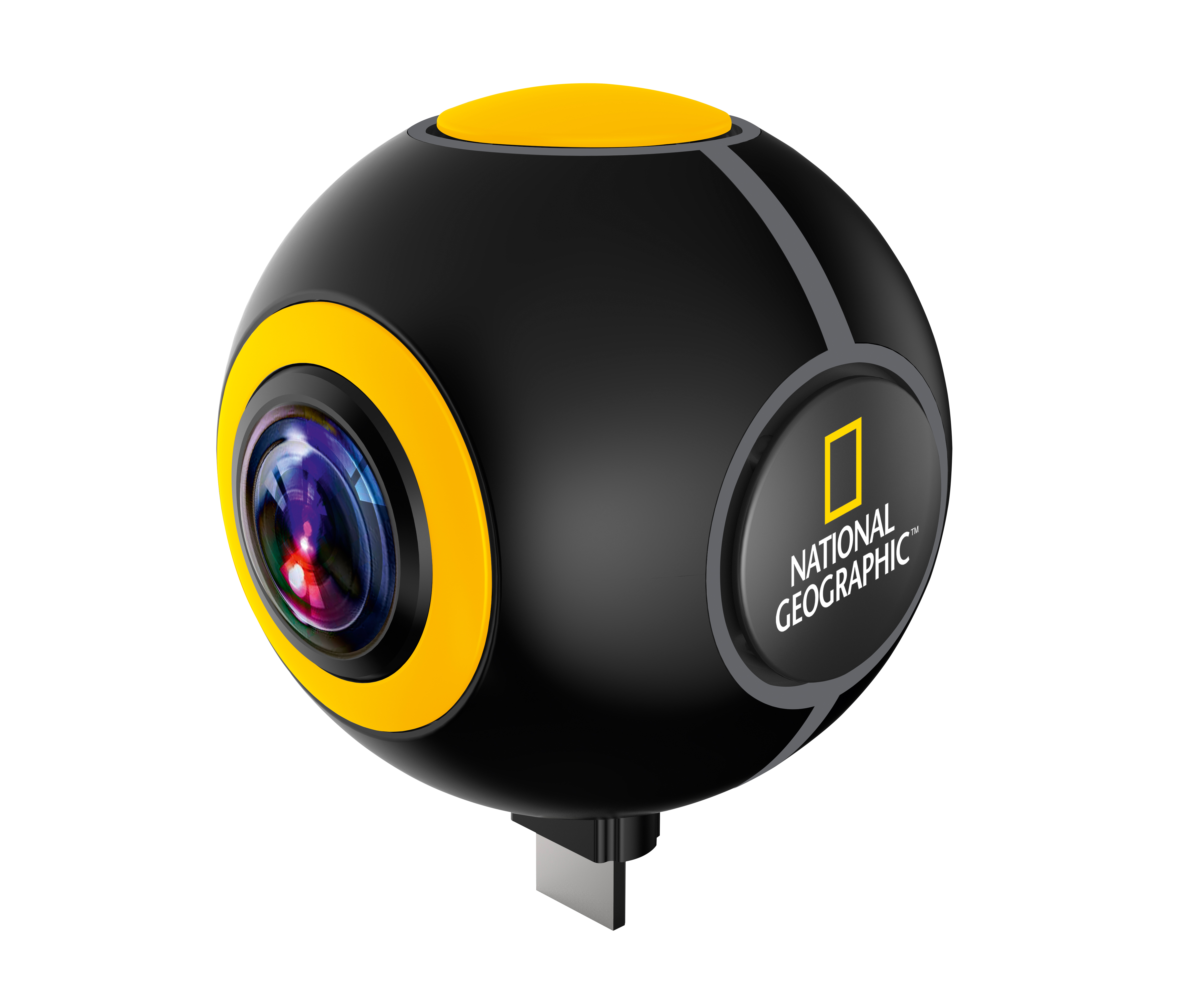 QANTIK Mini caméra 360° pour smartphone android ASTRO noir
