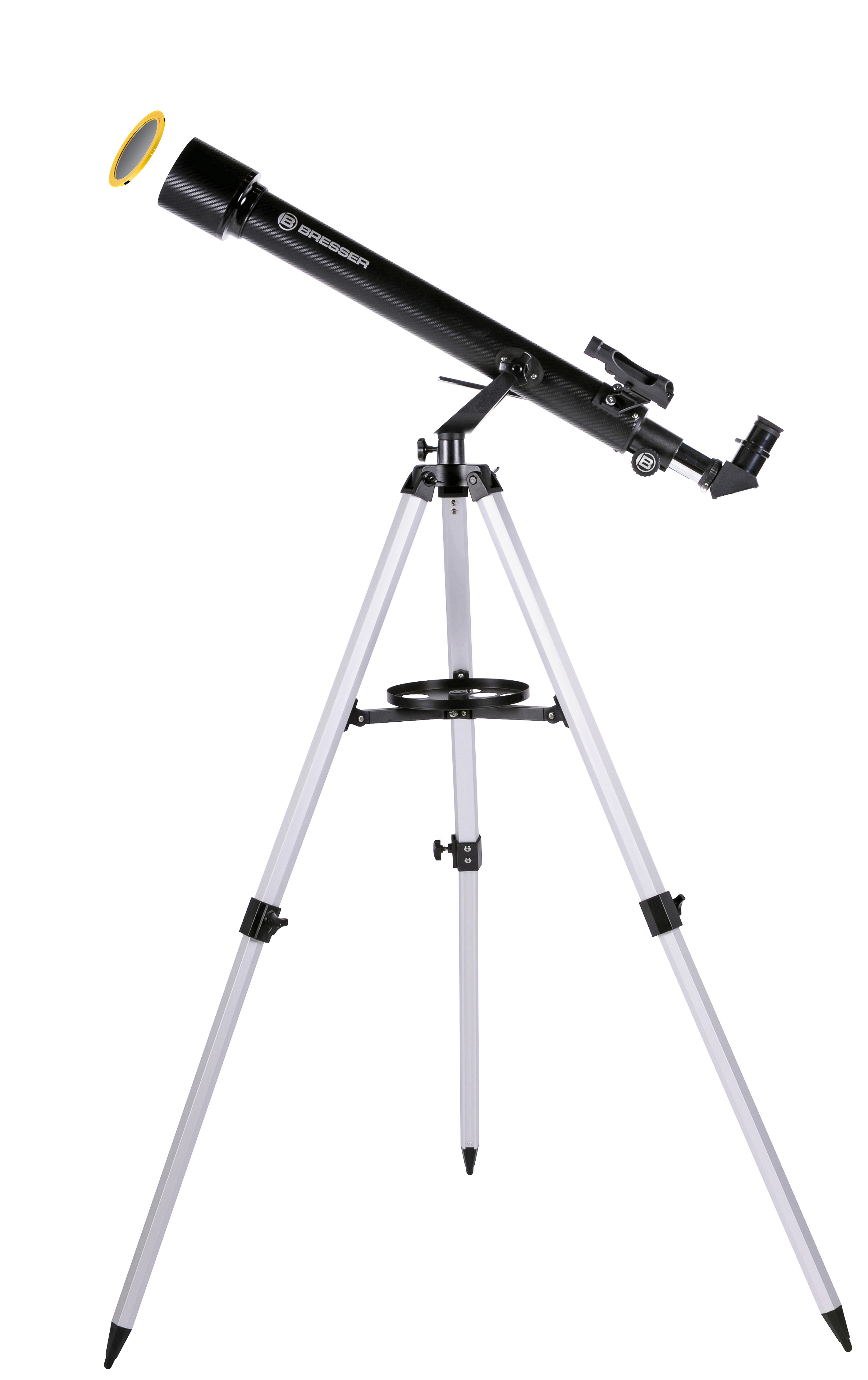 Bresser, BRESSER Arcturus 60/700 AZ - Telescopio refractor con Adaptador  de Cámara de Smartphone