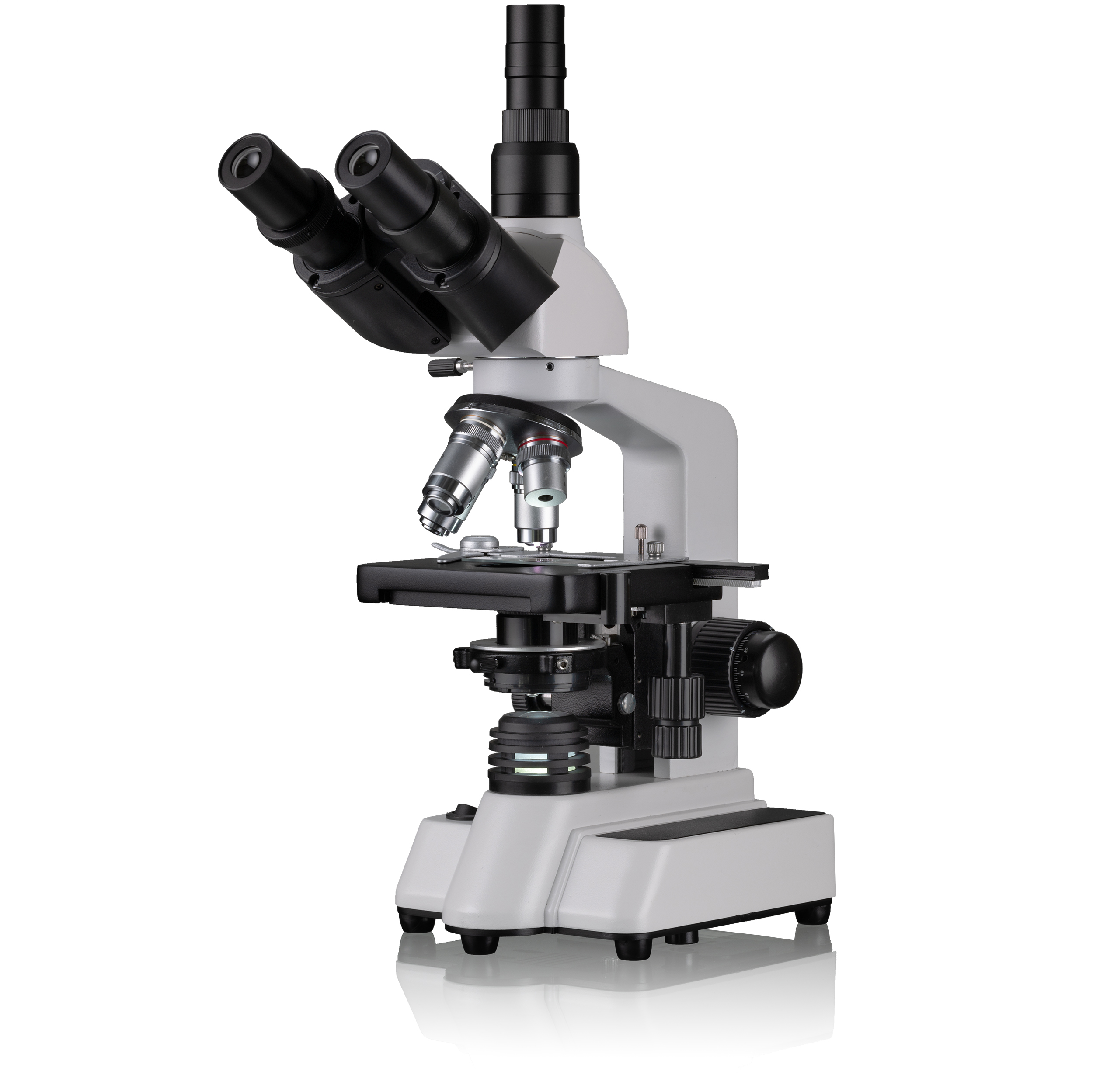 Binokulares Mikroskop 40X-1000X Professionelle biologische Mikroskope für Erwachsene für Forschungszwecke mit vorbereiteten Diapositiven und Handyhalter 